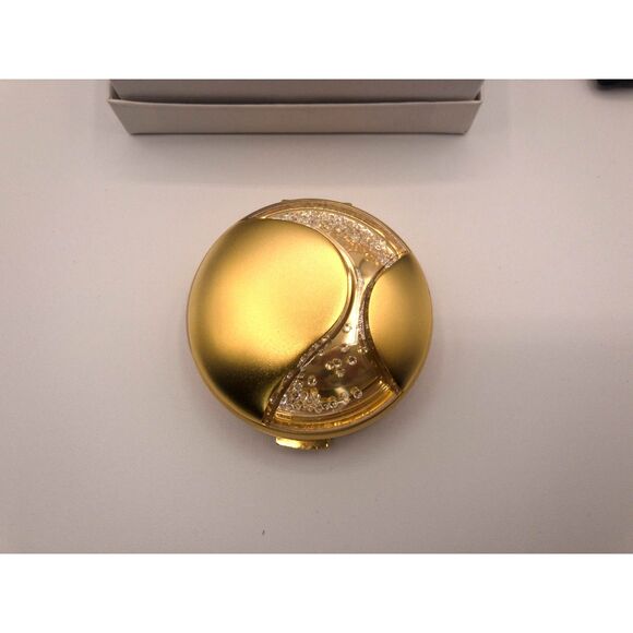 Estee Lauder Golden Millennium Lucidity Transparent Pressed Powder Compact 2000 - Picture 1 of 4
